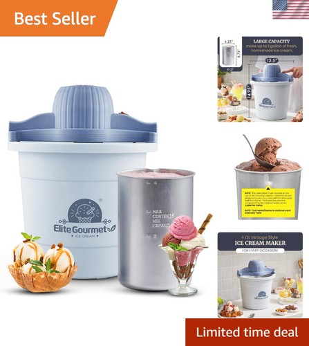Gelatiera elettrica 4qt - gelatiera,