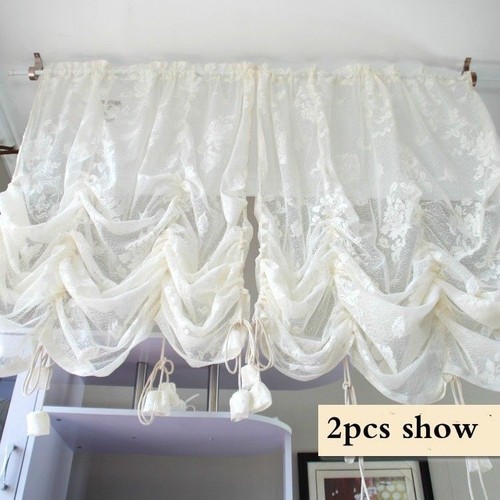 Tenda voile pizzo pannello