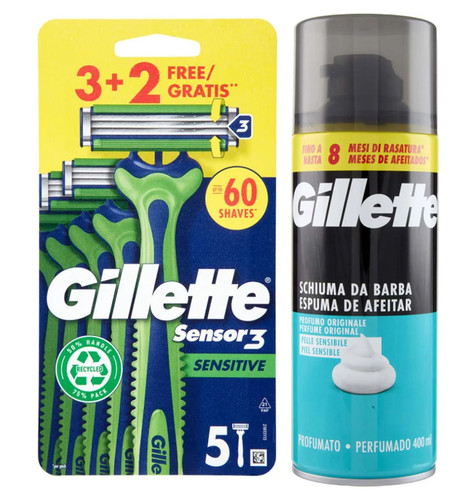 Rasoio gillette sensitive - 15,