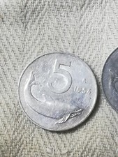 monete  antiche 5 lire (1954)