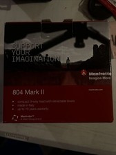 Manfrotto 804 Mark II testa treppiede 3 vie con piastra a sgancio rapido