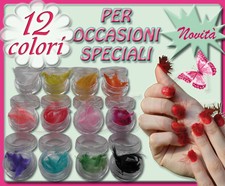 12 PIUME COLORATE IN BARATTOLO