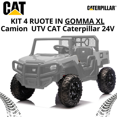 Set ruote gomma xl per - set,