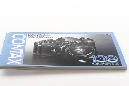 Contax 139 quartz istruzioni - 139,