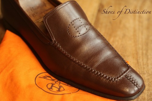 Scarpe hermes pelle marrone - scarpe,