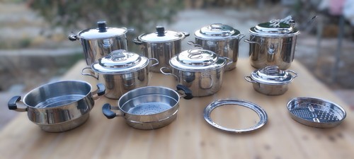 Batteria pentole acciaio inox - batteria,