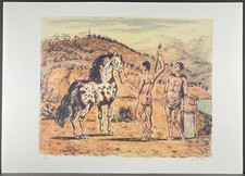 Giorgio De Chirico * 50 X 70 Cm * Litografia Firmata * Limitata # 6/90