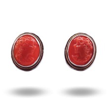 Orecchini Argento 925 corallo