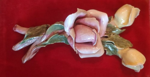 Set due rose ceramica - di,