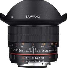 [OTTIME CONDIZIONI] SAMYANG 12 mm f/2.8 ED AS FISH-EYE obiettivo attacco EF per CANON EOS #041348