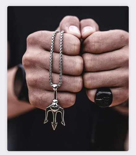 Collana uomo ciondolo - , tridente