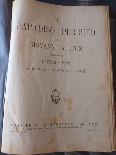 Paradiso perduto milton - il,