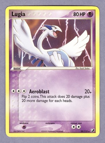 Pokemon lugia card - hp, ✮
