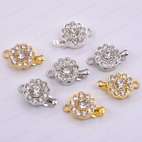 Set cristallo strass fiore - set,