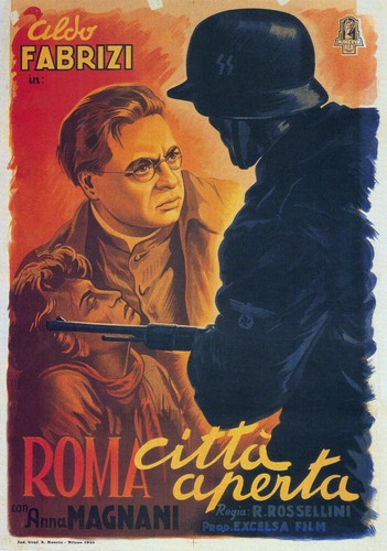 Roma citta aperta poster aldo - aperta,