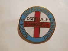 Distintivo ospedale Saronno scuola infermieri professionisti rosso