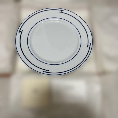 Piatto hermes ritmo blu - ritmo, bianco