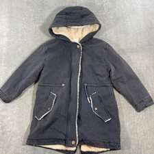 Giacca parka con cappuccio foderata sherpa Zara bambino taglia 10