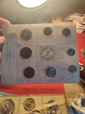 SET DIVISIONALE 8 MONETE CON 500 LIRE ARGENTO 1969 ITALIA FDC RARA TIR. 310.000