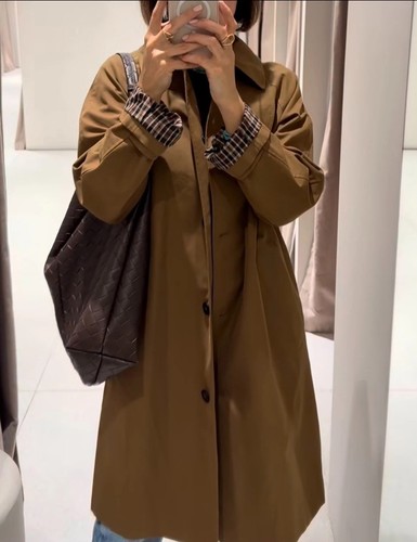 Zara nuovo trench midi - zara,