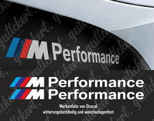 2 adesivi M Performance 30 cm sticker decalcomania adatti per BMW M3 M4 M5 tuning