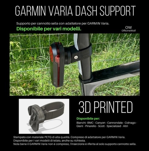 Supporto garmin varia dashcam - varia,