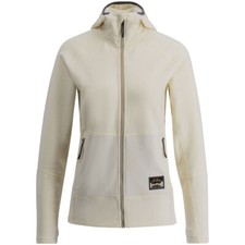 Lundhags Tived Merino Hoodie Donna Giacca Con Cappuccio In Merino Bianco