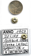 20 lire quercia 1957 variante gambo largo F.D.C. rara si parte da 1 euro