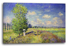 Tela/Cornice Claude Monet - Campo di papaveri in estate