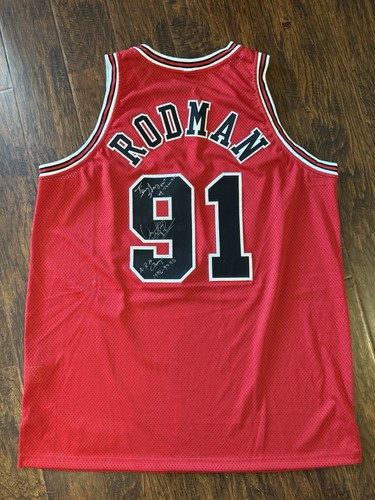 Maglia dennis rodman autografo - maglia,