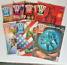 2000 AD 7 x magazines 1991 progs 734 - 735 & 738 + 744 - 745 & 747 -748