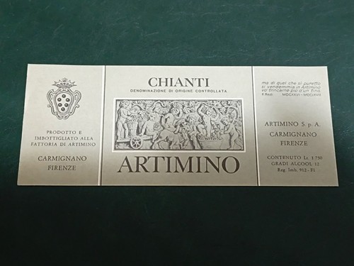 Etichetta vino chianti - etichetta,