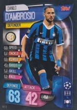 Topps Champions League 19 20 2019 2020 INT6 Danilo D'Ambrosio