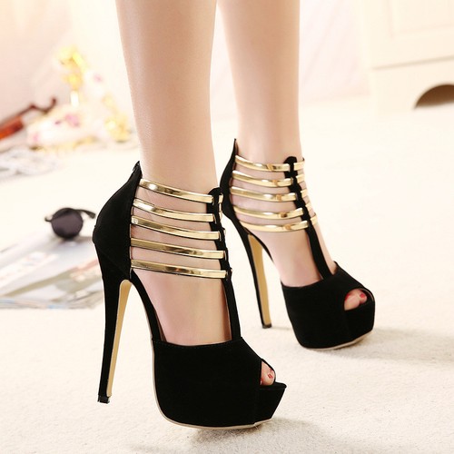 Scarpe rosse peep toe drag - rosse,