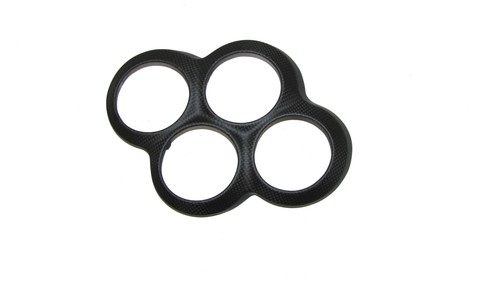 Carbonio fine opaco scarico - fine,