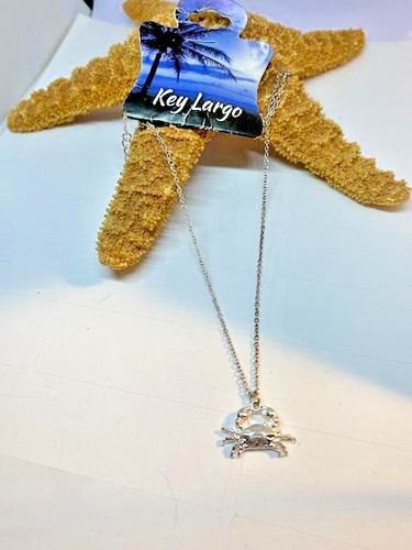Collana key largo - key, granchio