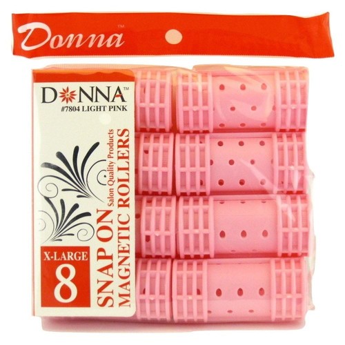 Rulli magnetici rosa - magnetici, extra