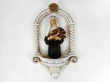 Acquasantiera con Santa Rita