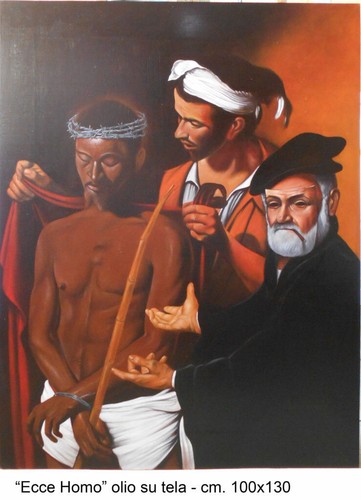 Ecce homo olio su - homo",