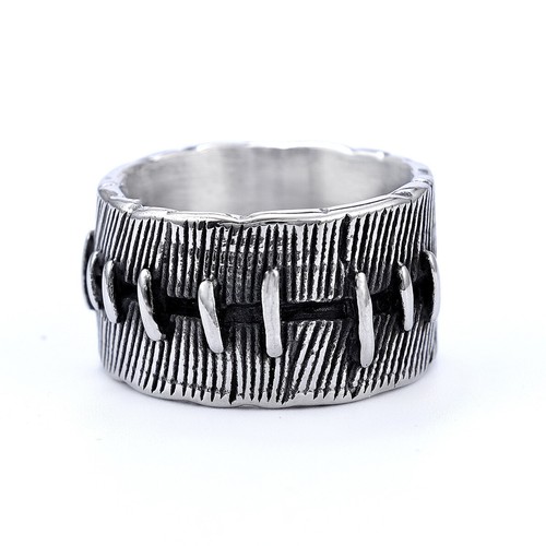 Stainless steel mens band - stainless,