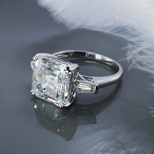 Anello fidanzamento asscher - di,