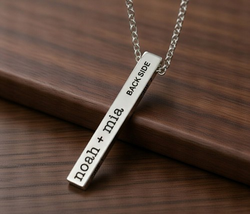 Collana ciondolo barra