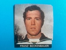 FRANZ BECKENBAUER Messico 70 Figurina Sticker Card Mondiali WC ALBUM ERI 1970 WC CUP
