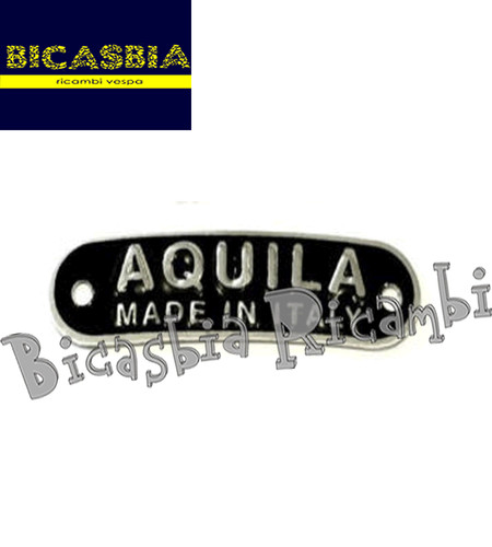 13163 targhetta aquila made - 13163,