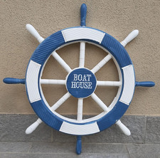 RUOTA TIMONE BOAT HOUSE ø 45 Cm. ARREDO MARINO CASA BAR RISTORANTI IDEA REGALO