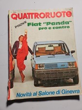 Fiat Panda Pro E Contro,  Salone Di Ginevra ^ QR 03/1980