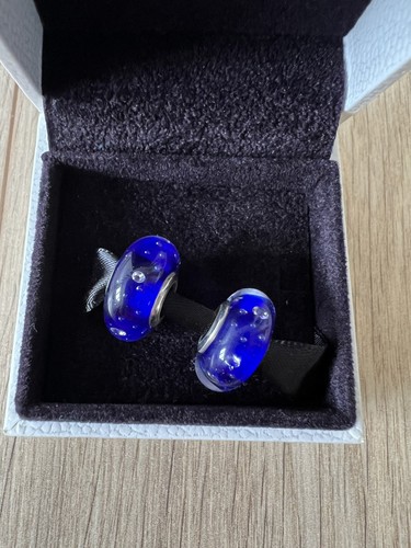 Autentico charm pandora blu - charm,