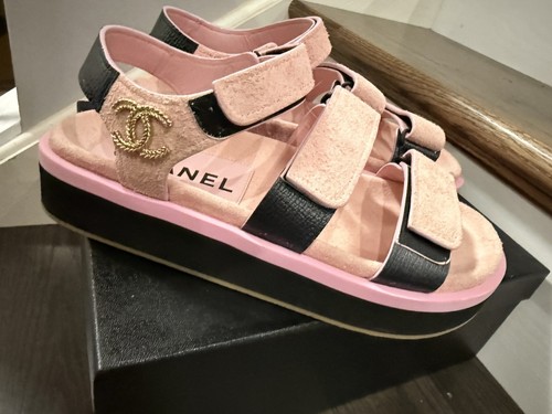 Sandali chanel scamosciati - sandali, in