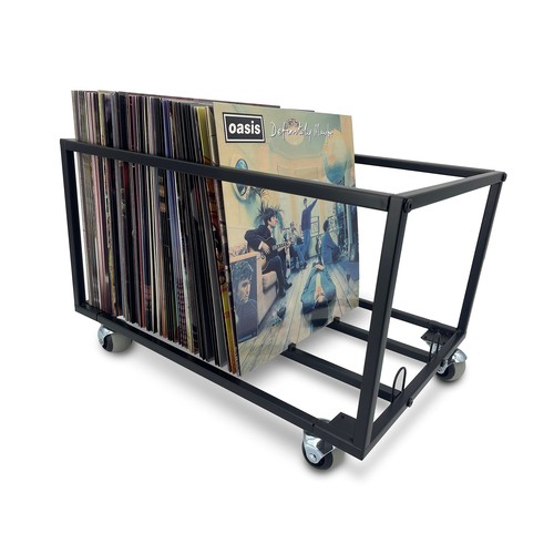 Porta dischi vinile - vinile, ruote