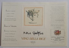 ETICHETTA VINO DELLA PACE 1992